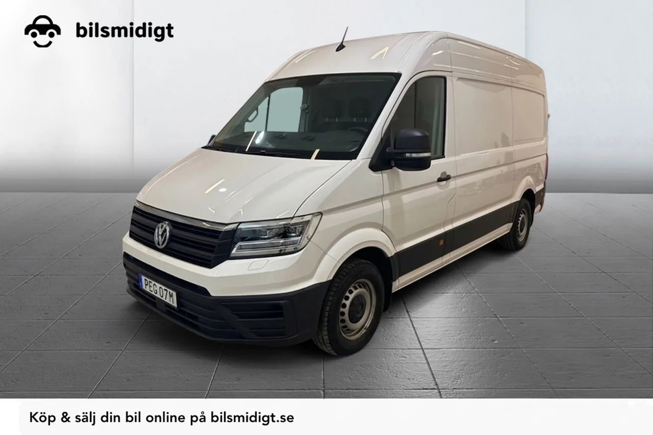 Volkswagen Crafter 35 L3H3 2.0 TDI Aut Drag Inredd Kamera Värmare MOMS