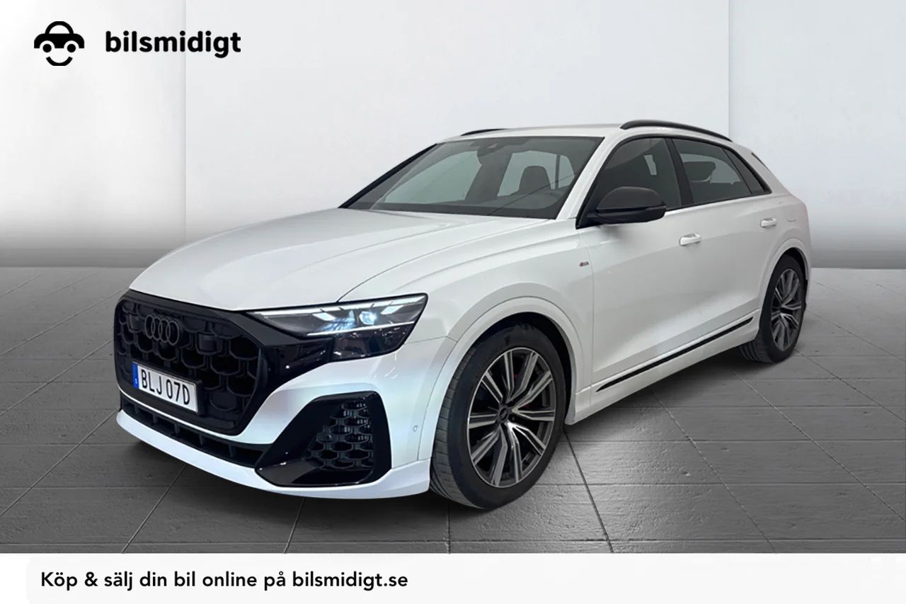 Audi Q8 60 TFSI e Q S Line BlackApp+ Drag 360° Valcona MOMS 490hk
