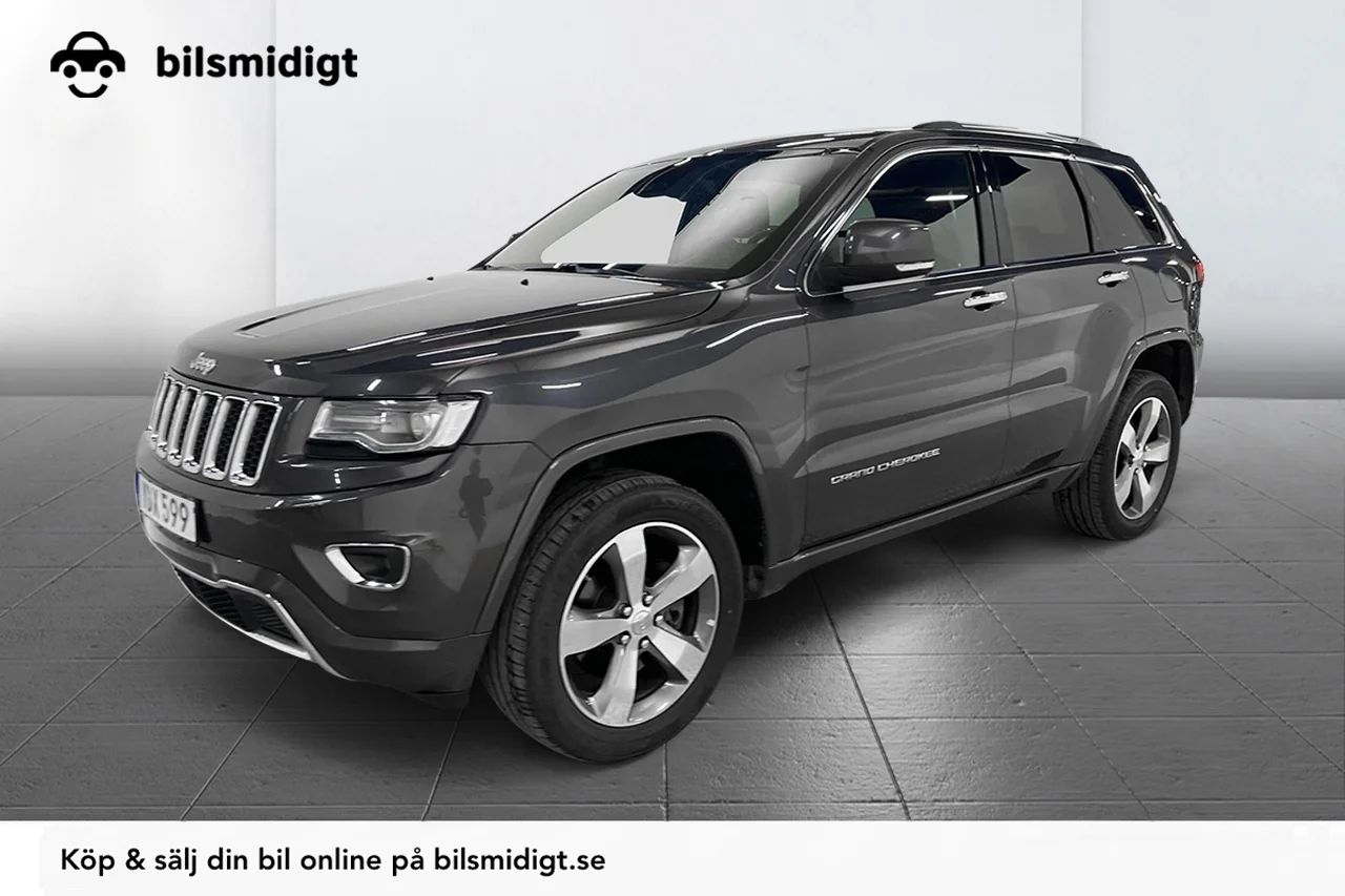 Jeep Grand Cherokee 3.0 V6 CRD 4WD Overland Drag Pano Kamera Stolminne Värmare 250hk