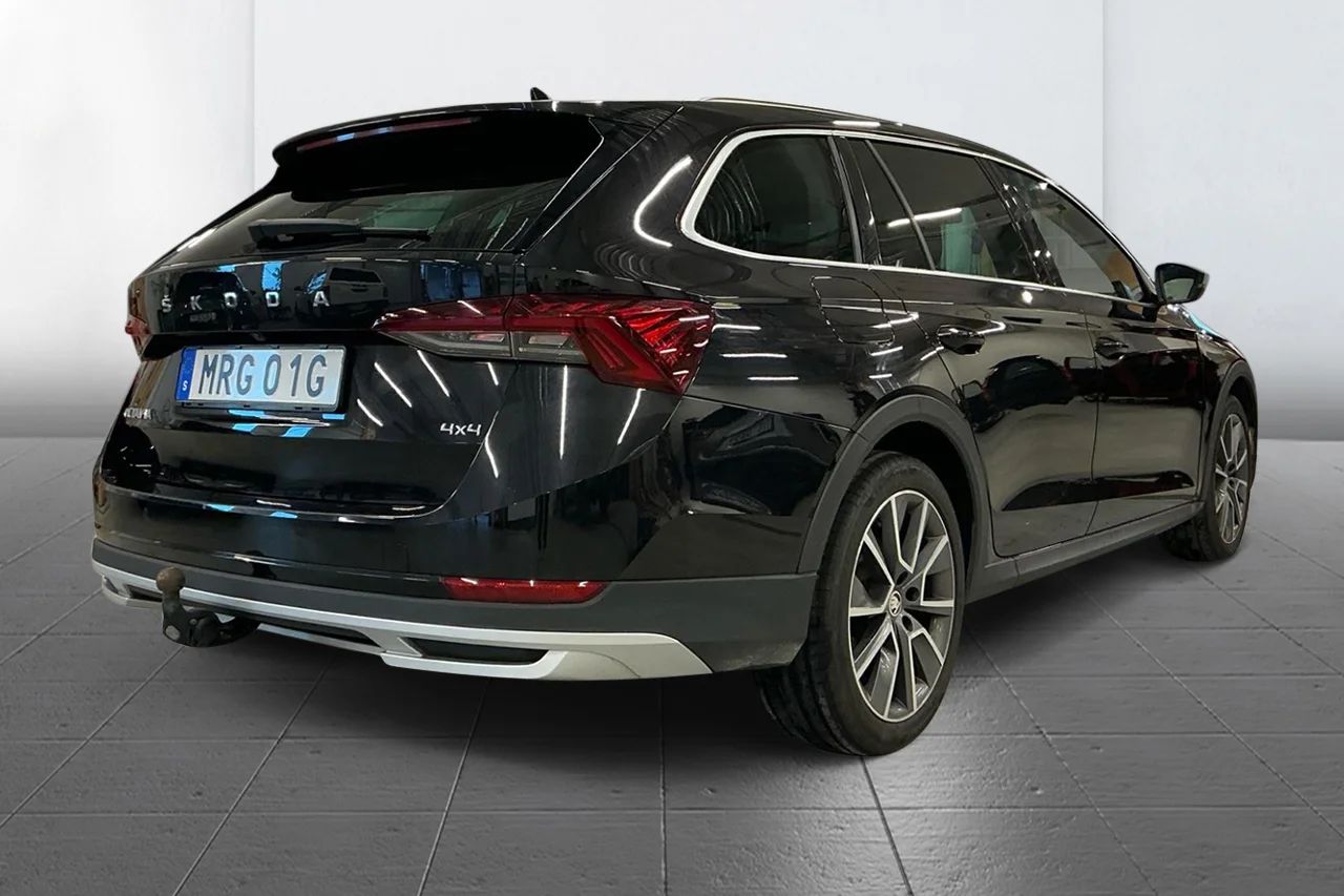 Skoda Octavia Scout 2.0 TDI 4x4 Drag Kamera Cockpit Keyless MOMS 200hk – bild 4 av 11