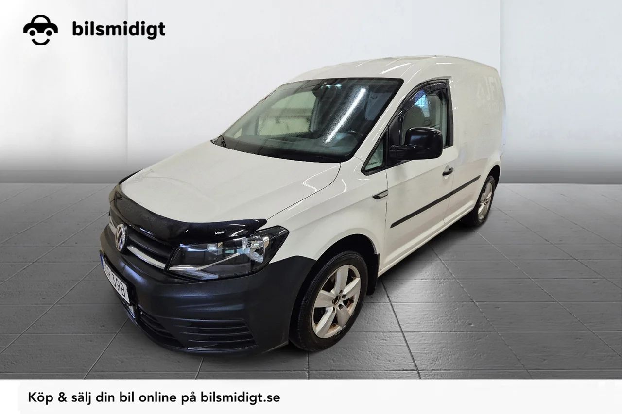 Volkswagen Caddy 2.0 TDI Aut Drag Navi Kamera Värmare MOMS 102hk – bild 1 av 9