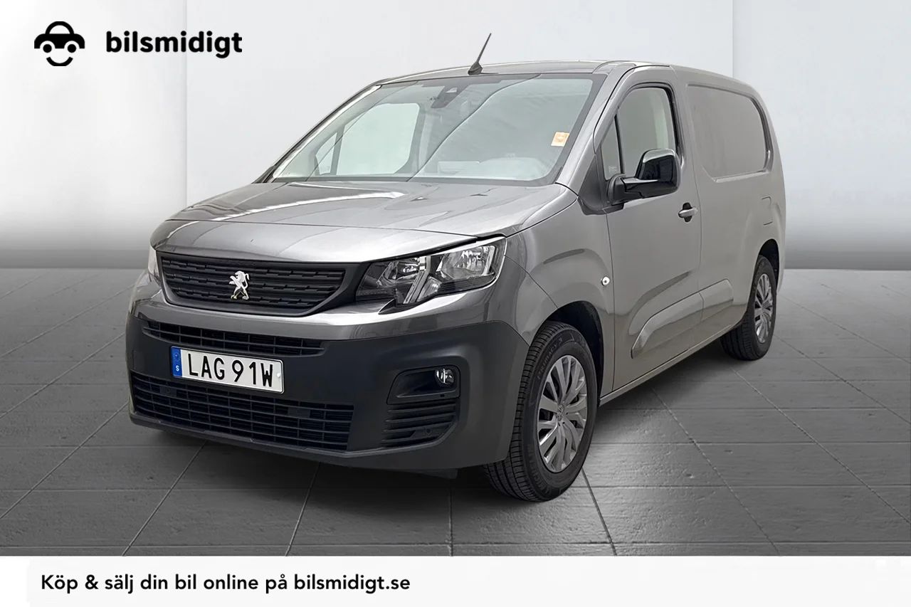 Peugeot e-Partner L2 50 kWh Inredd 3-sits Navi Kamera PDC MOMS 136hk