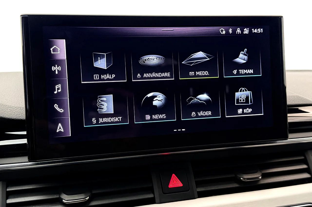 Audi A5 SB 45 TFSI Q S Line Drag Värmare 360° Cockpit MOMS 265hk – bild 29 av 39