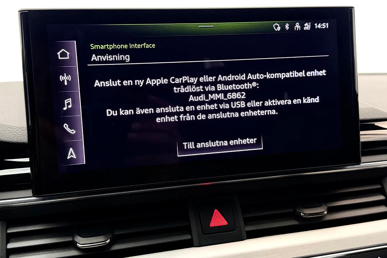 Audi A5 SB 45 TFSI Q S Line Drag Värmare 360° Cockpit MOMS 265hk – bild 27 av 39