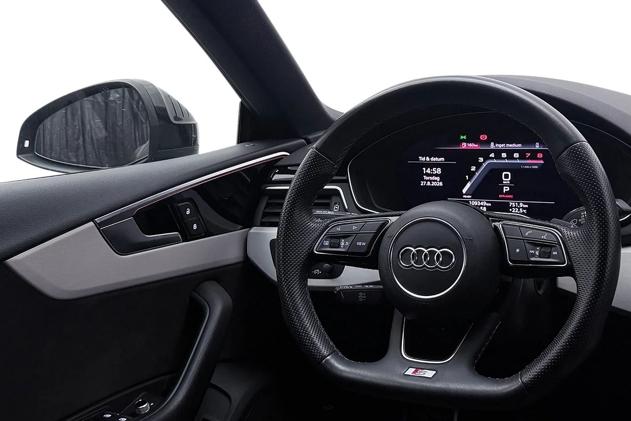 Audi A5 SB 45 TFSI Q S Line Drag Värmare 360° Cockpit MOMS 265hk – bild 17 av 39