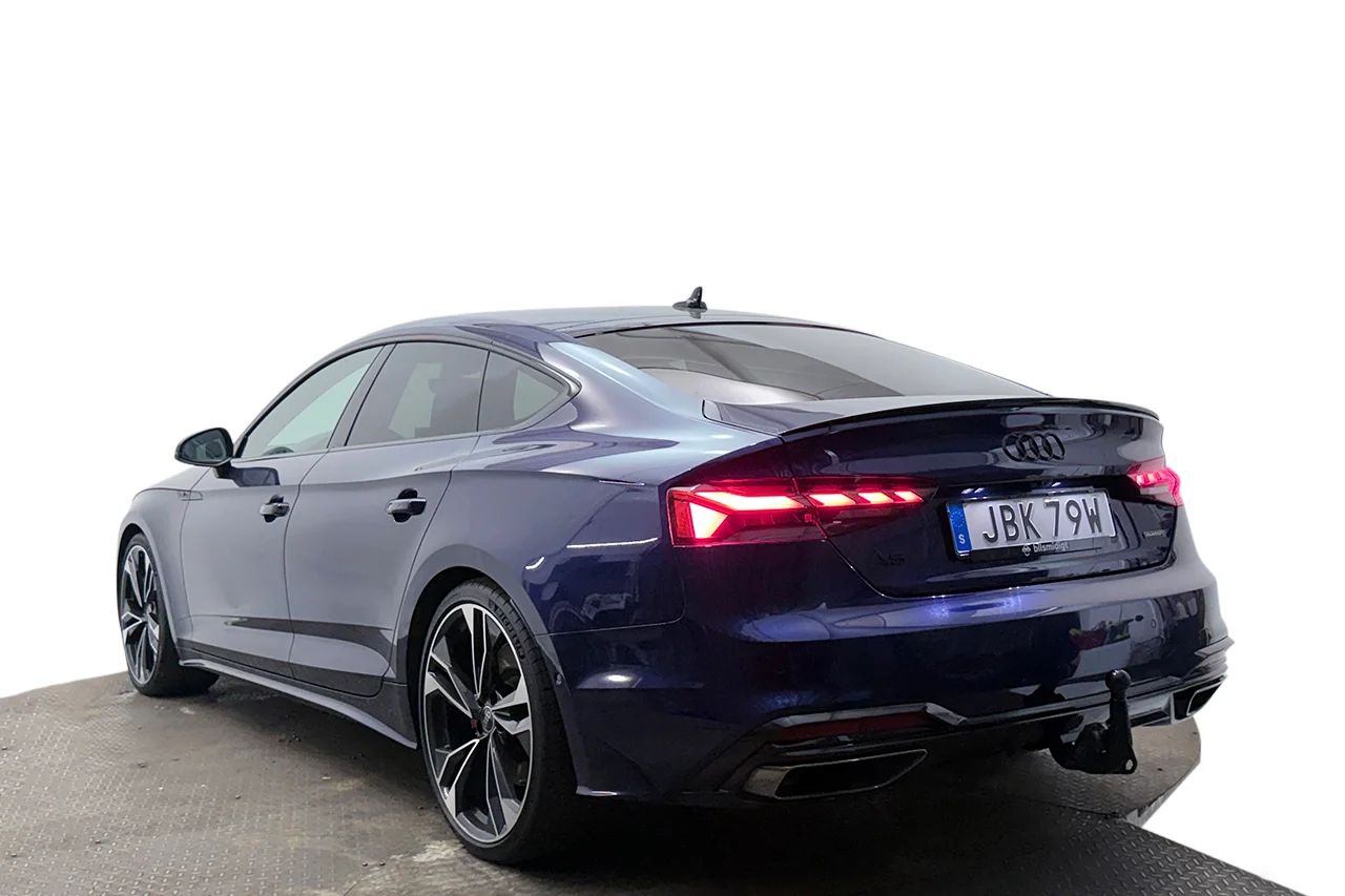 Audi A5 SB 45 TFSI Q S Line Drag Värmare 360° Cockpit MOMS 265hk – bild 8 av 39