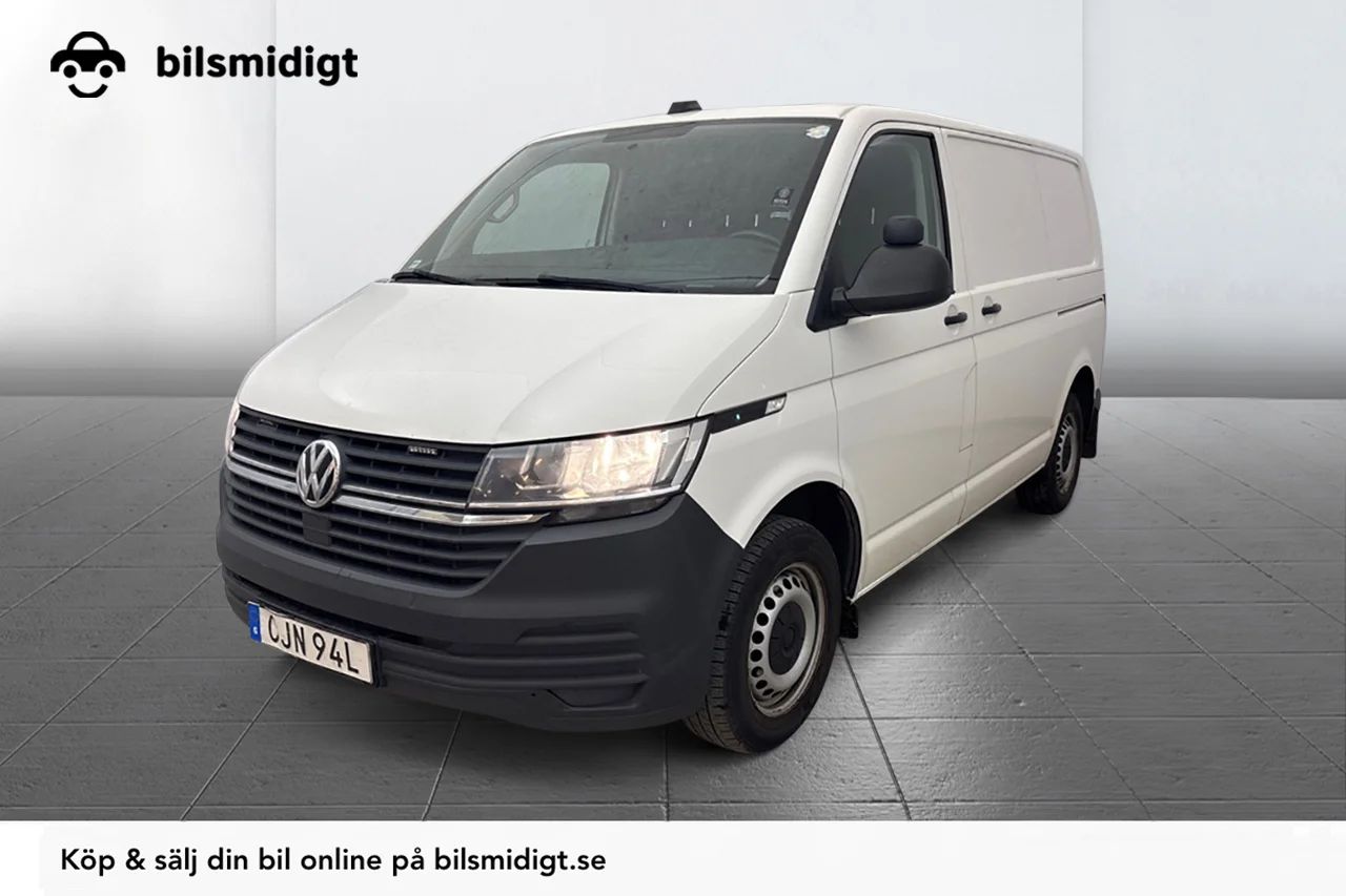 Volkswagen Transporter T30 2.0 TDI Aut Drag Komfort 3-sits Värmare MOMS 150hk – bild 1 av 9