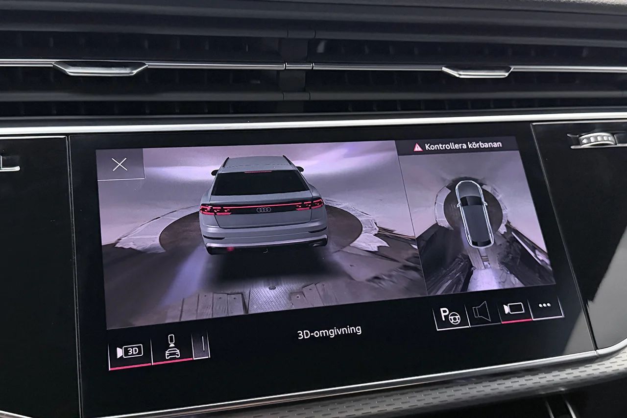 Audi Q8 60 TFSI e Q S Line BlackApp+ Drag 360° Valcona MOMS 490hk – bild 25 av 37