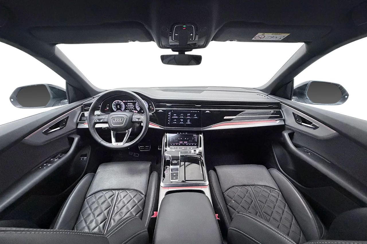 Audi Q8 60 TFSI e Q S Line BlackApp+ Drag 360° Valcona MOMS 490hk – bild 17 av 37