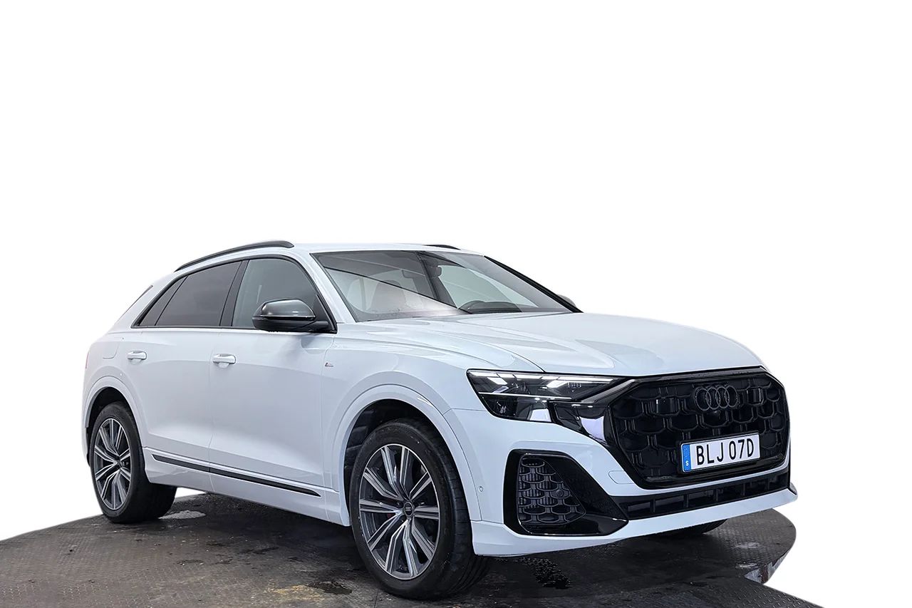Audi Q8 60 TFSI e Q S Line BlackApp+ Drag 360° Valcona MOMS 490hk – bild 3 av 37