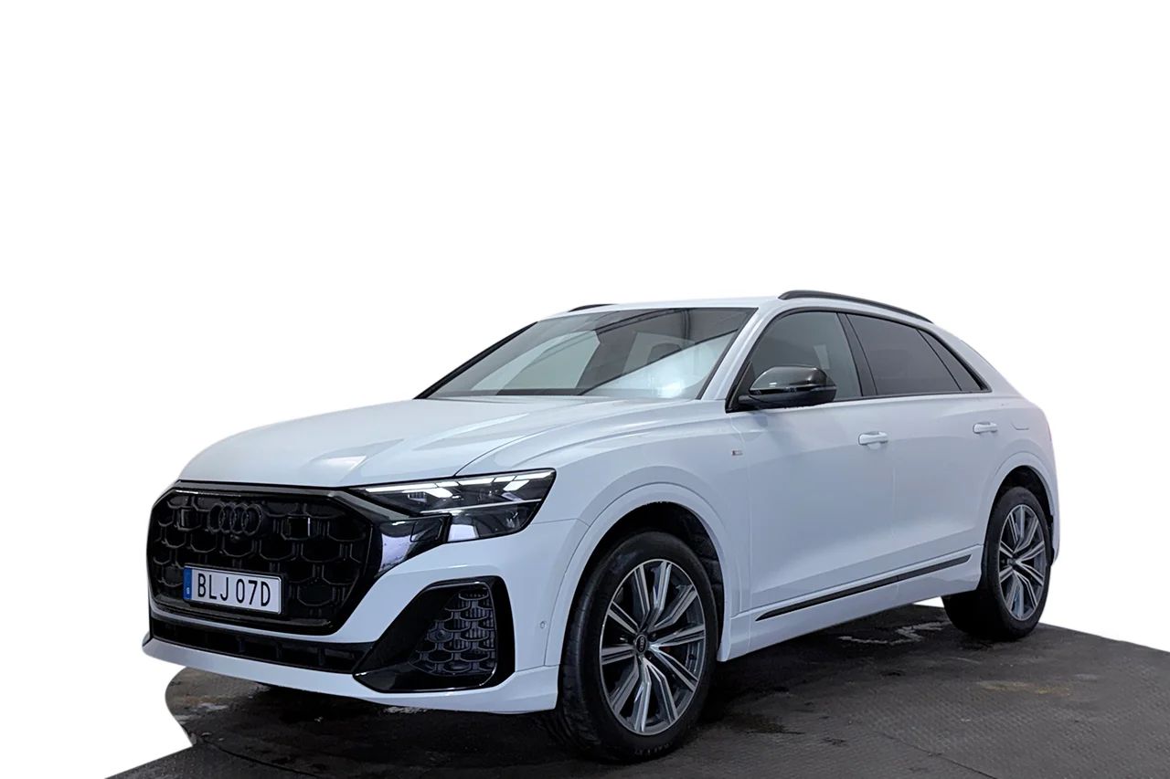 Audi Q8 60 TFSI e Q S Line BlackApp+ Drag 360° Valcona MOMS 490hk