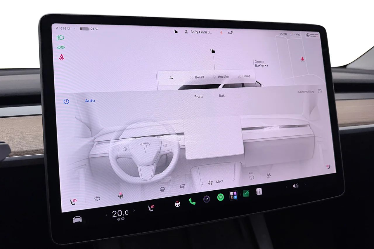 Tesla Model Y Long Range AWD Drag Läder MOMS 514hk – bild 24 av 36