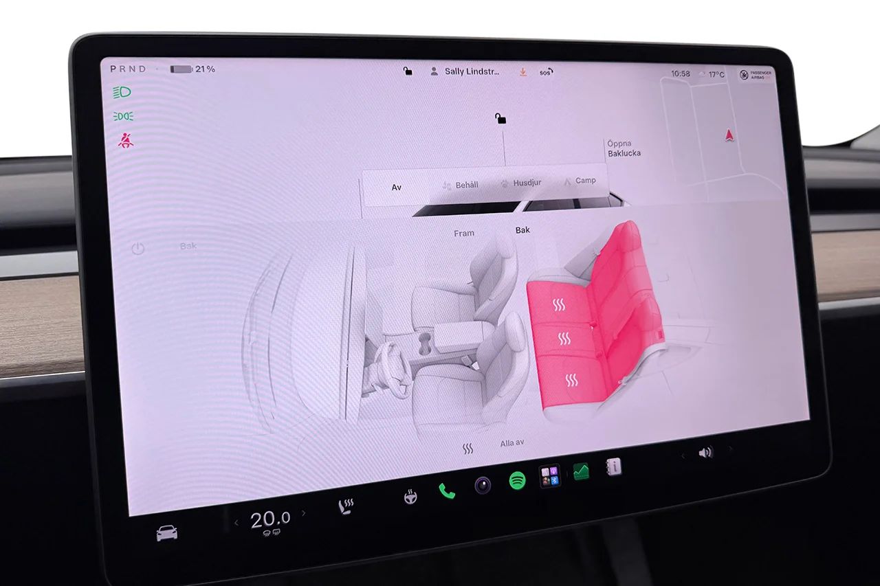 Tesla Model Y Long Range AWD Drag Läder MOMS 514hk – bild 25 av 36