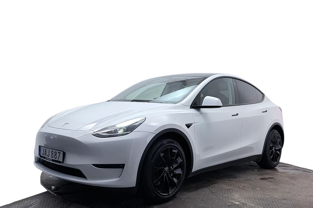 Tesla Model Y Long Range AWD Drag Läder MOMS 514hk – bild 1 av 36