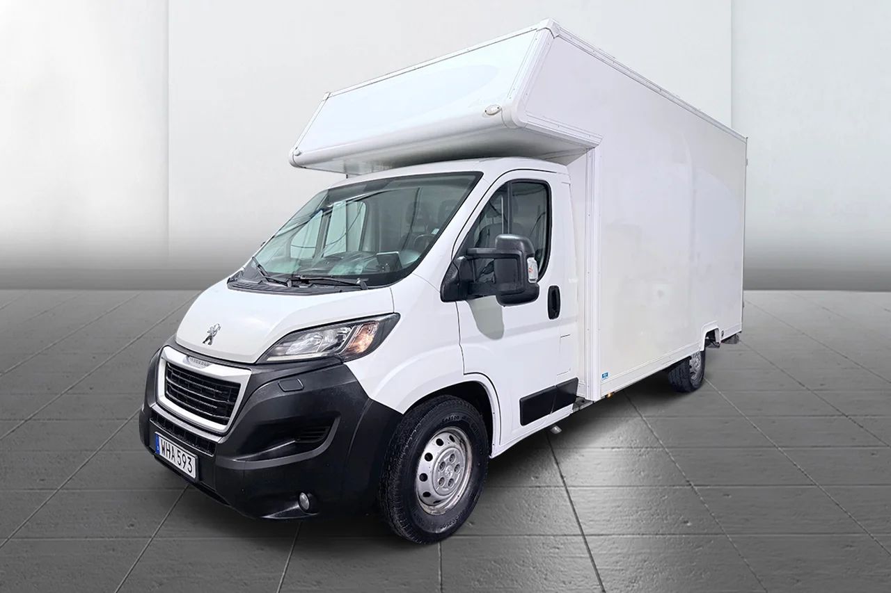 Peugeot Boxer Chassi 335 2.0 Flyttbil Drag 3-sits Kamera MOMS 163hk – bild 1 av 23
