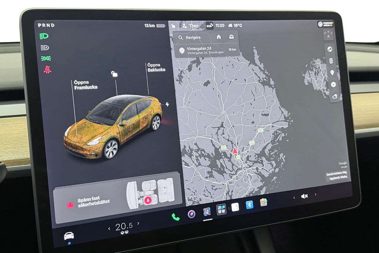 Tesla Model Y Long Range AWD Drag V-Pump Premiumljud AI-Dator 514hk – bild 22 av 37
