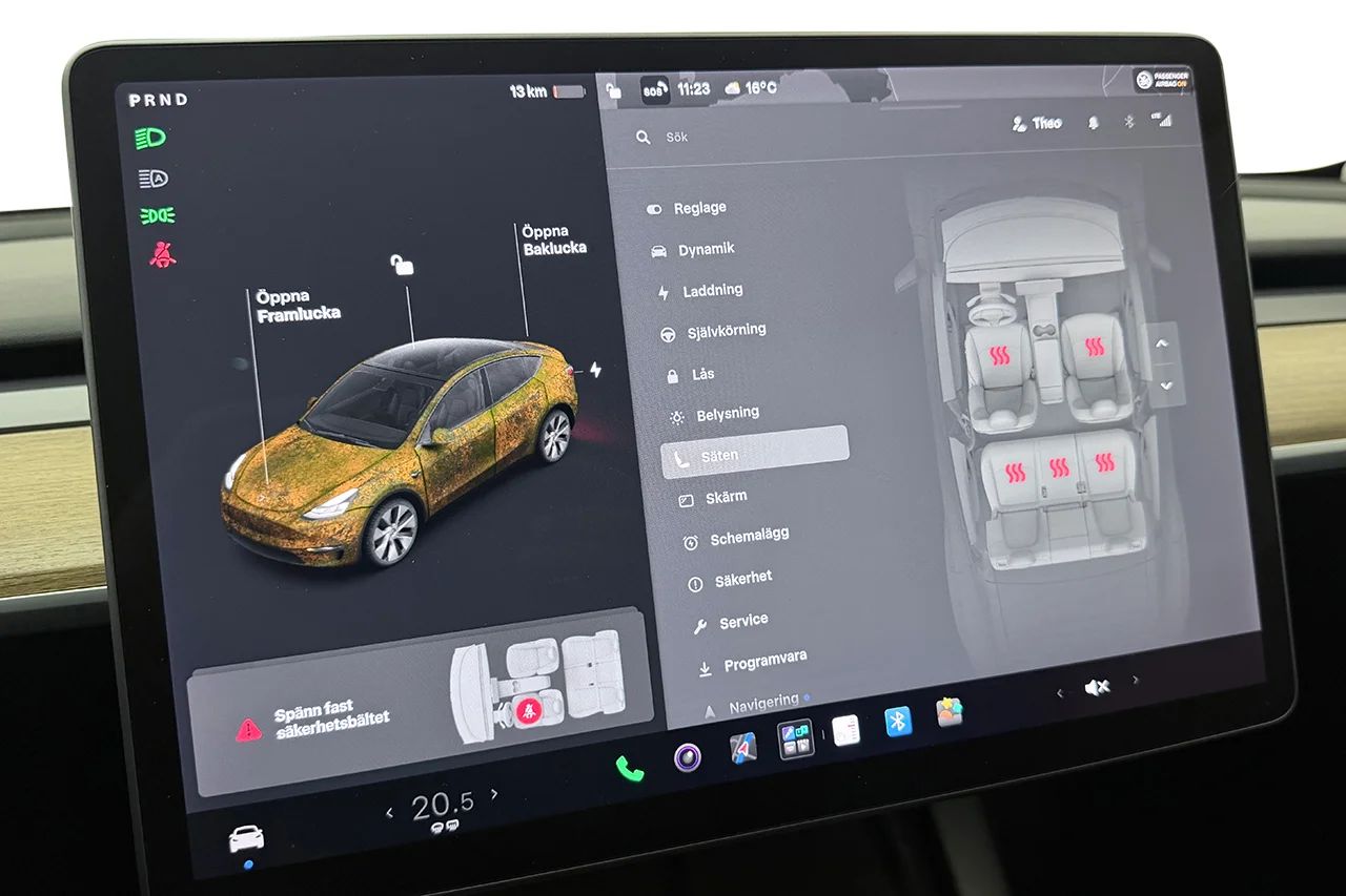 Tesla Model Y Long Range AWD Drag V-Pump Premiumljud AI-Dator 514hk – bild 29 av 37