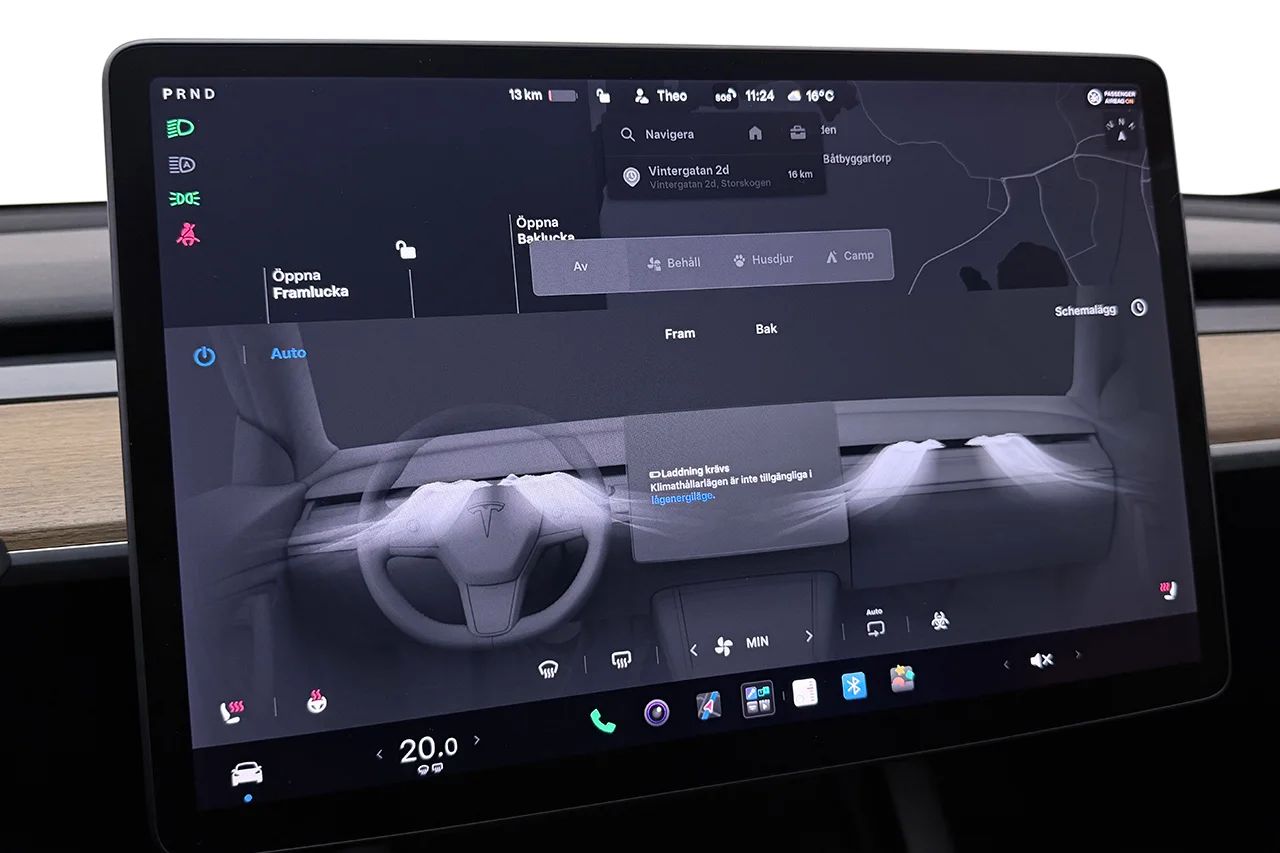 Tesla Model Y Long Range AWD Drag V-Pump Premiumljud AI-Dator 514hk – bild 24 av 37
