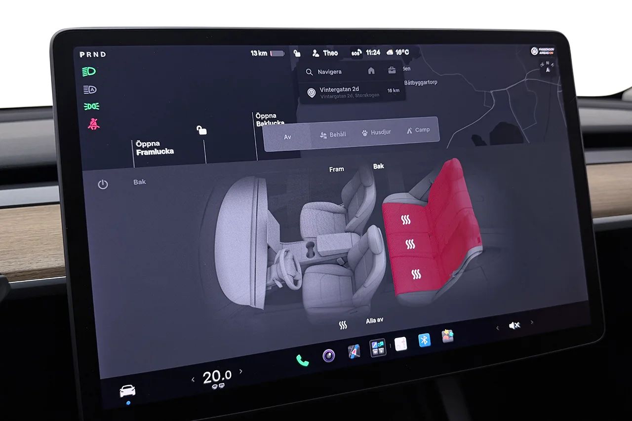 Tesla Model Y Long Range AWD Drag V-Pump Premiumljud AI-Dator 514hk – bild 25 av 37