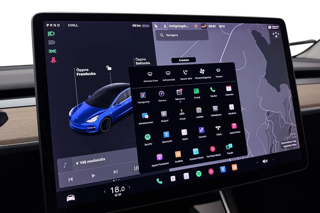 Tesla Model 3 Performance Pano Läder AP Premiumljud 513hk – bild 21 av 33