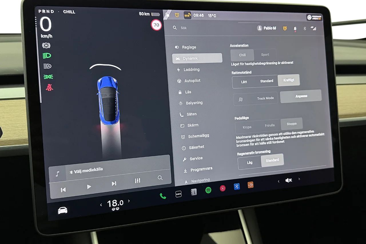Tesla Model 3 Performance Pano Läder AP Premiumljud 513hk – bild 26 av 33
