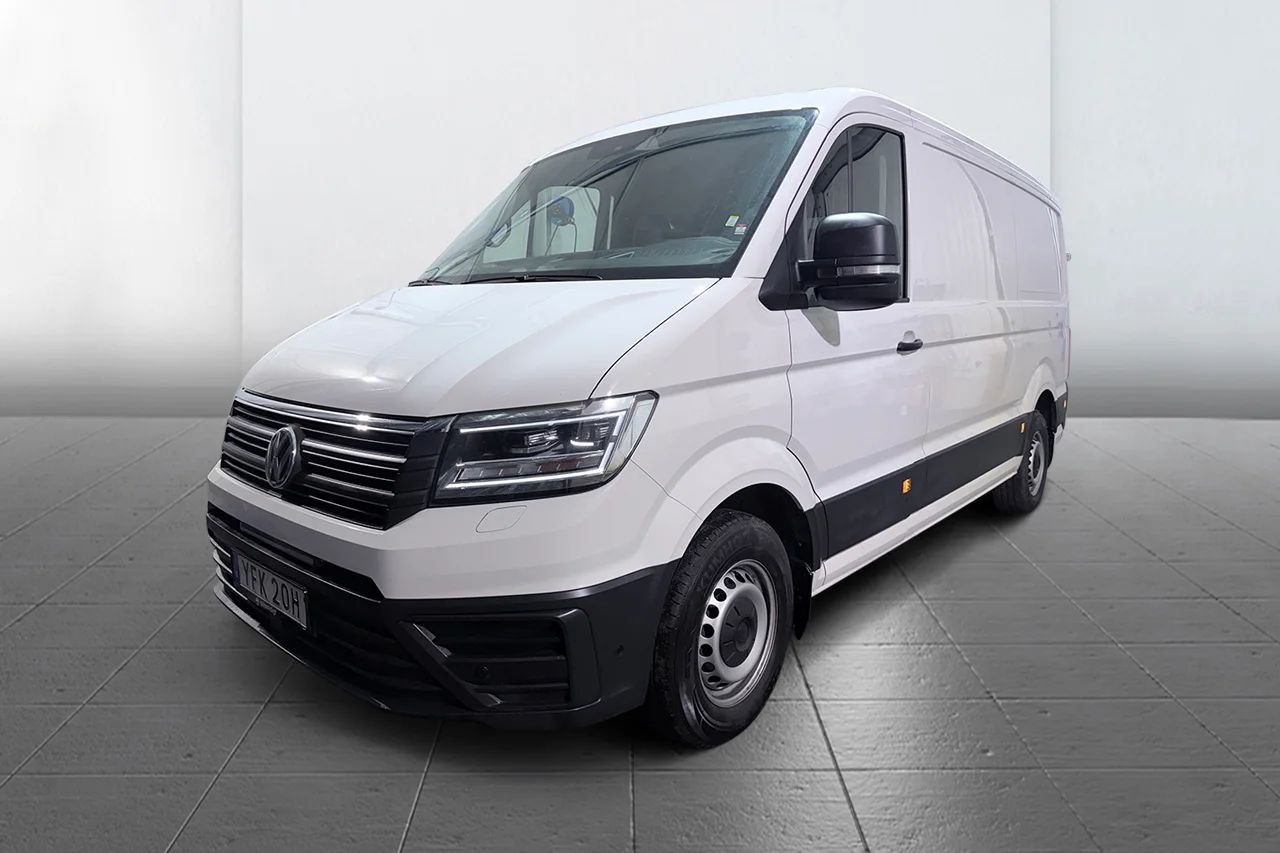 Volkswagen Crafter 35 2.0 TDI L3H2 Drag Inredd 3-sits Kamera Värmare MOMS