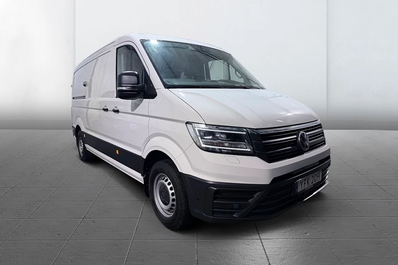 Volkswagen Crafter 35 2.0 TDI L3H2 Drag Inredd 3-sits Kamera Värmare MOMS – bild 3 av 27