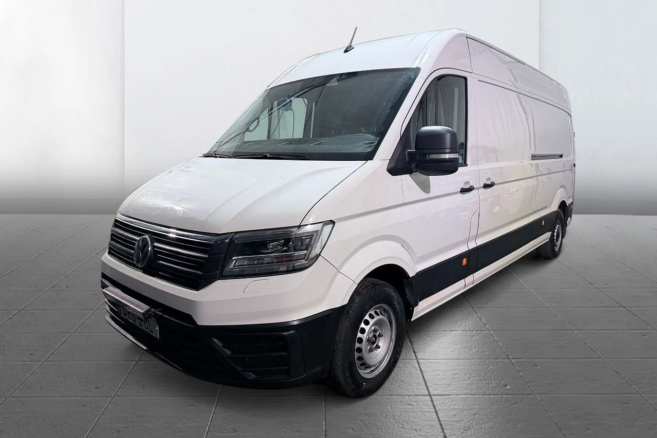 Volkswagen Crafter 35 2.0 TDI L4H3 Automat 2xSidodörr 3-sits Värmare Kamera MOMS 177hk