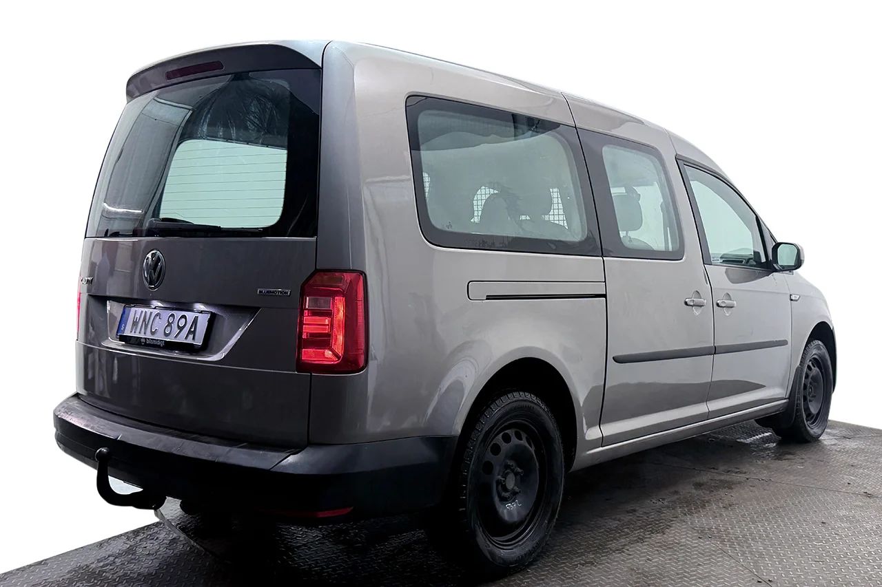 Volkswagen Caddy Maxi Combi 1.4 TGI Automat CNG Drag 5-sits P-Sensorer MOMS 110hk – bild 5 av 24