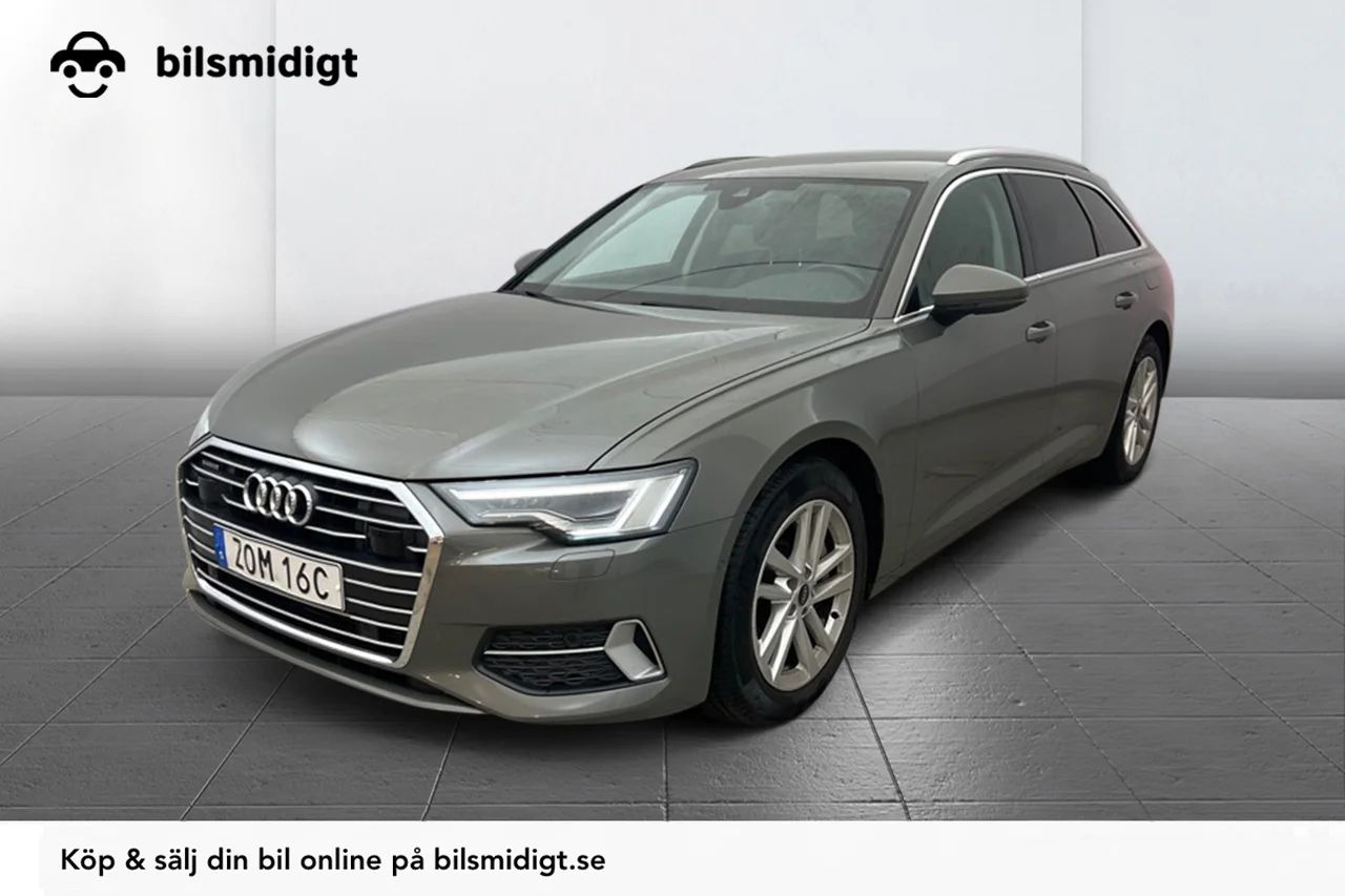 Audi A6 Avant 50 TFSI e Q Proline Sport Drag Assist Matrix MOMS 299hk – bild 1 av 9