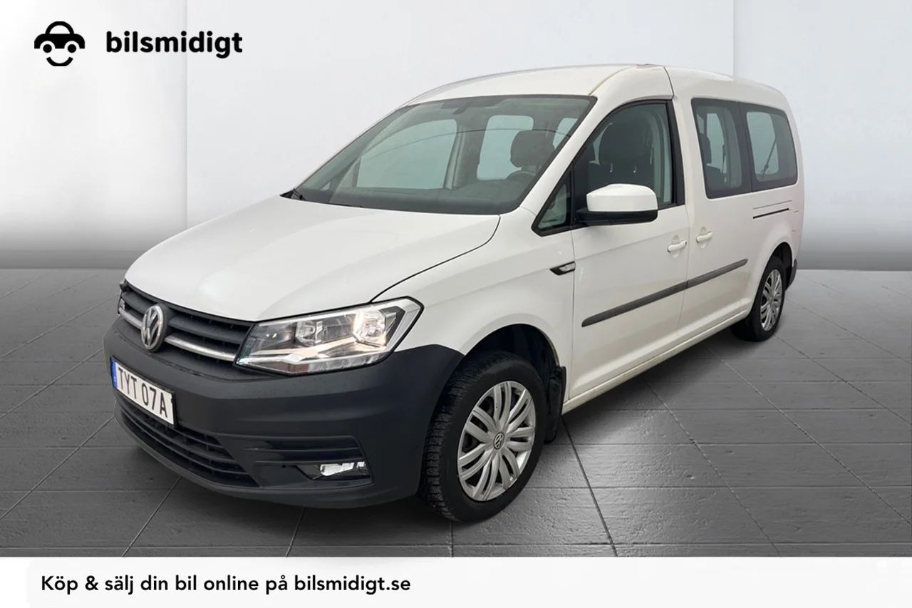 Volkswagen Caddy Maxi e-Caddy Life ABT 37.3 kWh P-Sens Värmare MOMS 113hk – bild 1 av 12