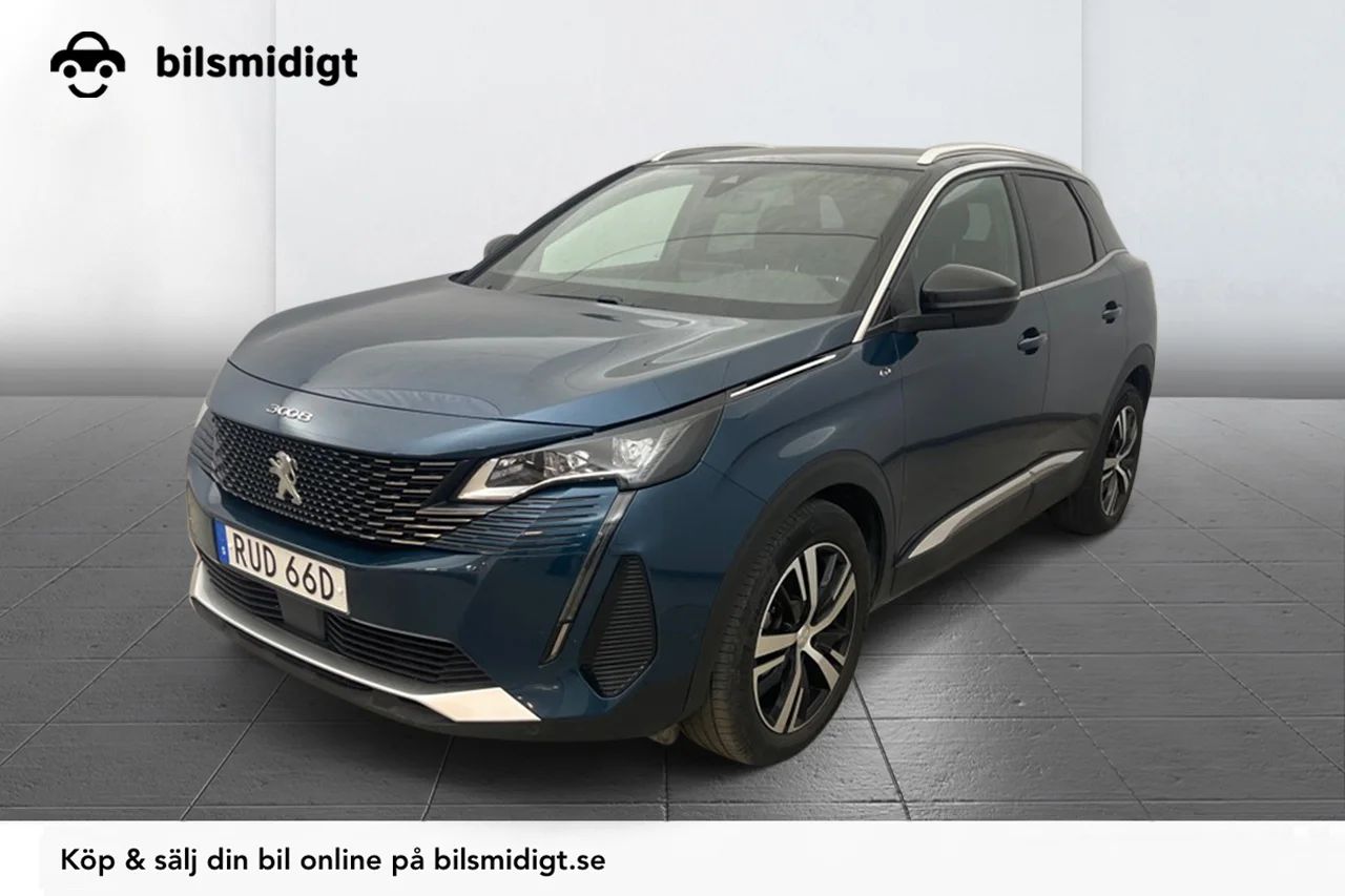 Peugeot 3008 1.2 PureTech GT Navi Kamera Delläder Cockpit MOMS – bild 1 av 10