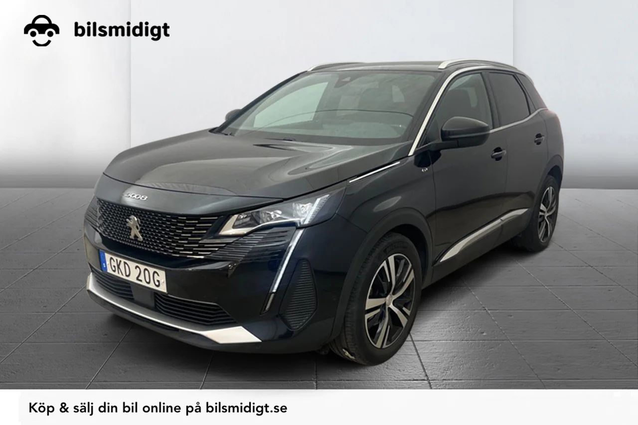 Peugeot 3008 1.2 PureTech GT Navi Kamera Delläder Cockpit MOMS – bild 1 av 10