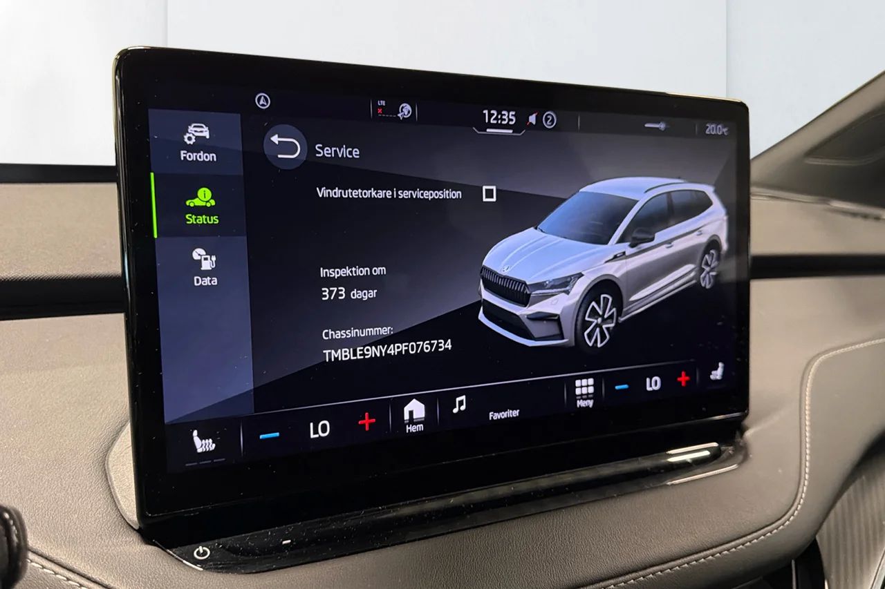 Škoda Enyaq iV 80x Sportline Light&View+ Drag HUD Navi 360° Stolminne CANTON – bild 10 av 11