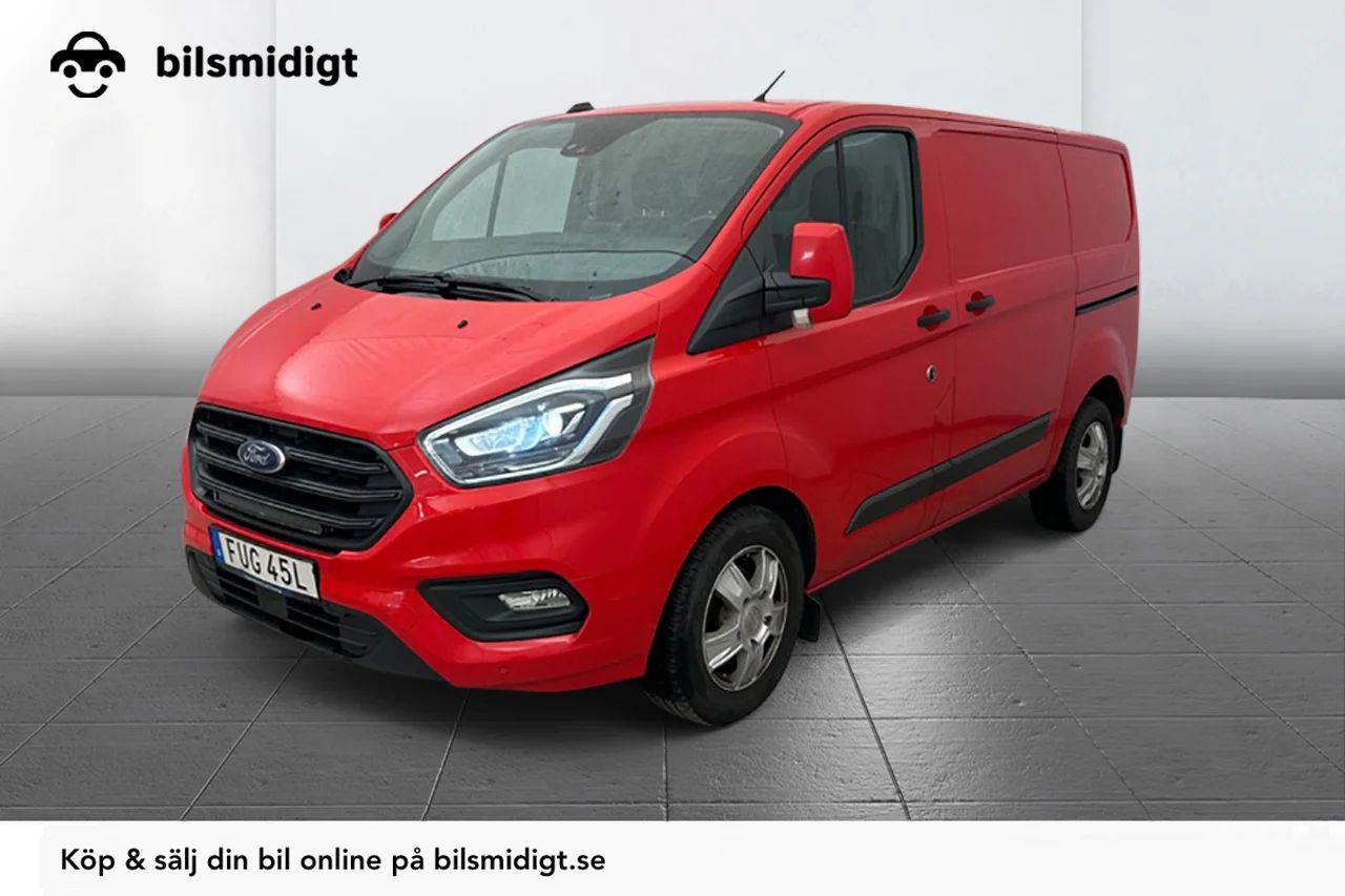 Ford Transit Custom 340 2.0 Aut L1 2xSidodörr 3sits Kamera Värmare MOMS – bild 1 av 9