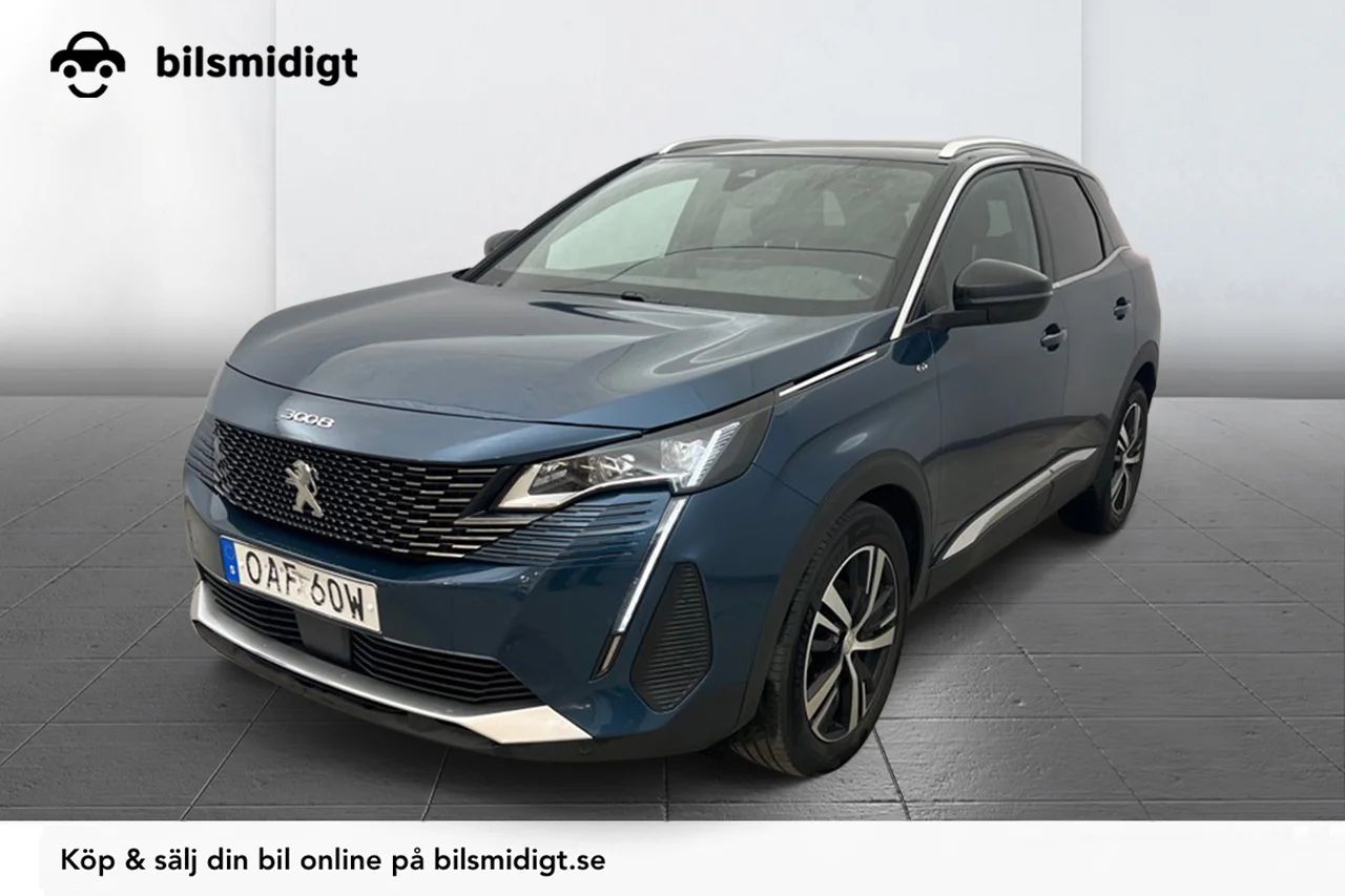 Peugeot 3008 1.2 PureTech GT Navi Kamera Delläder Cockpit MOMS – bild 1 av 11
