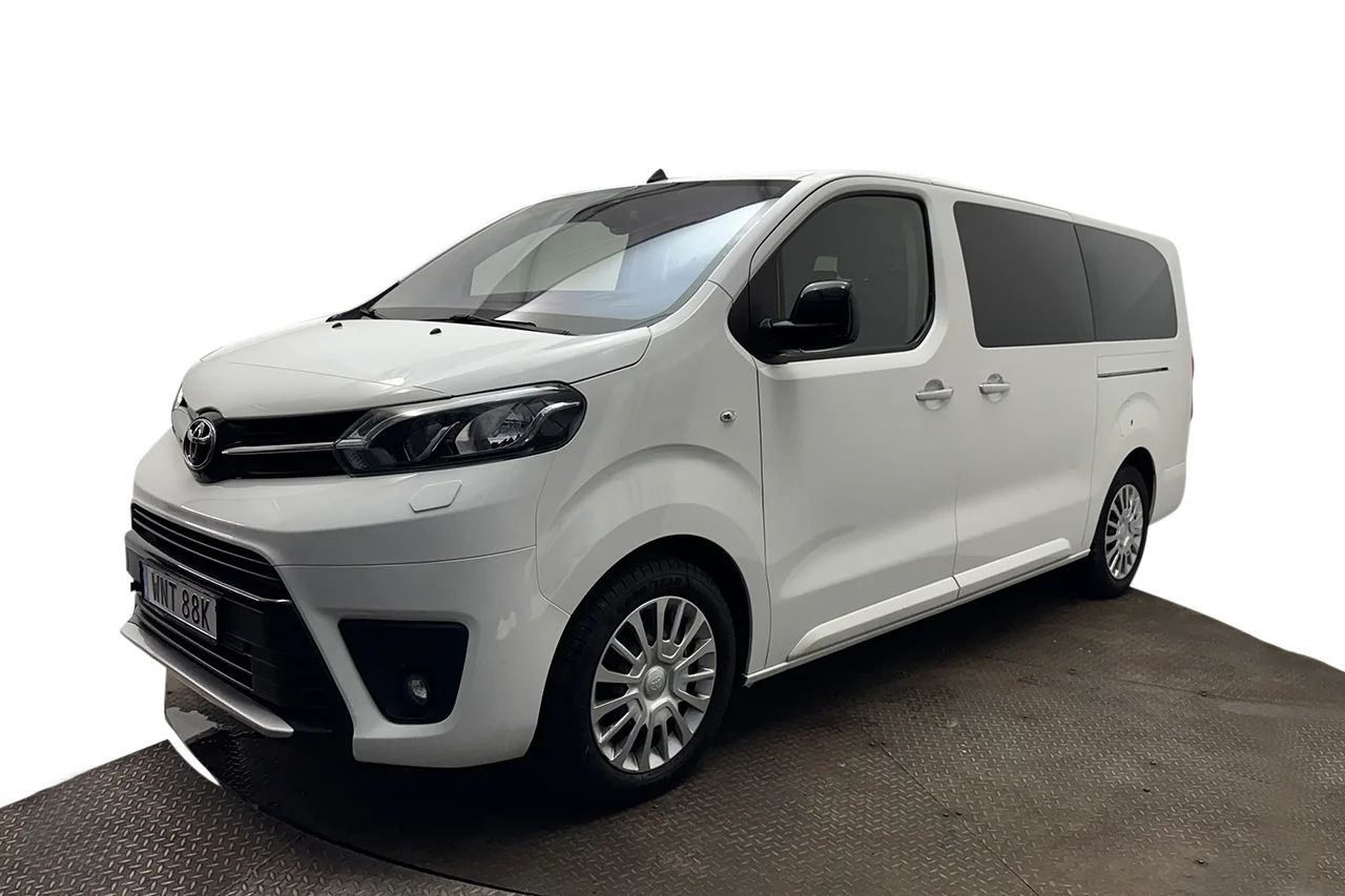 Toyota ProAce Verso 2.0 D-4D Aut Lång 9sits Drag HeadUp Värmare MOMS 177hk – bild 1 av 29