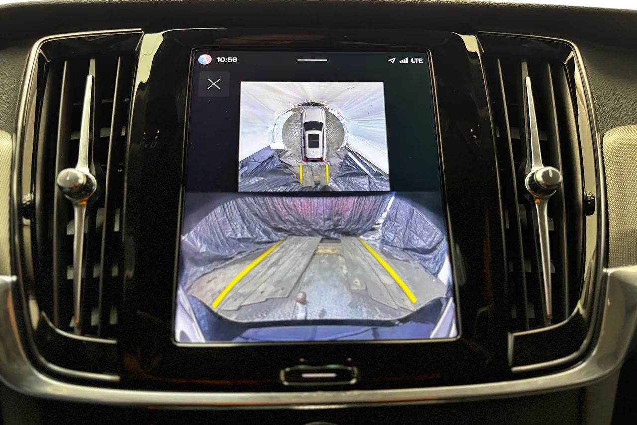Volvo V90 T6 Plug-In Hybrid AWD Drag Navi 360° Kameravy BLIS Värmare H/K MOMS 350hk – bild 21 av 33