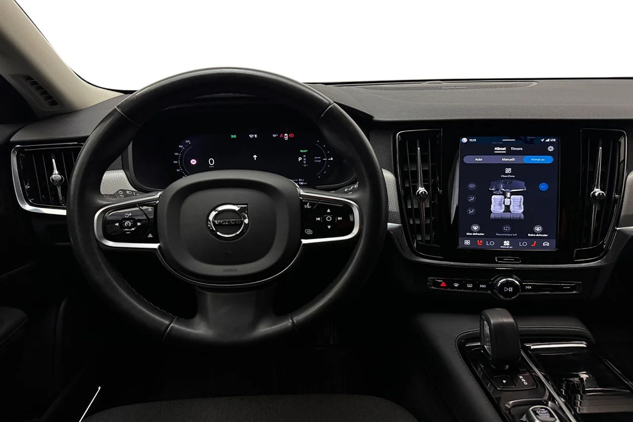 Volvo V90 T6 Plug-In Hybrid AWD Drag Navi 360° Kameravy BLIS Värmare H/K MOMS 350hk – bild 17 av 33