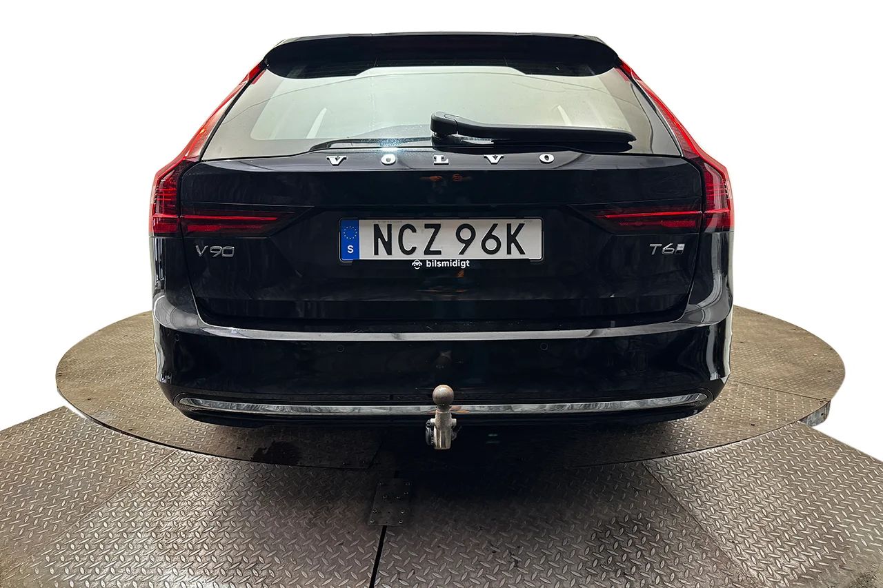 Volvo V90 T6 Plug-In Hybrid AWD Drag Navi 360° Kameravy BLIS Värmare H/K MOMS 350hk – bild 6 av 33