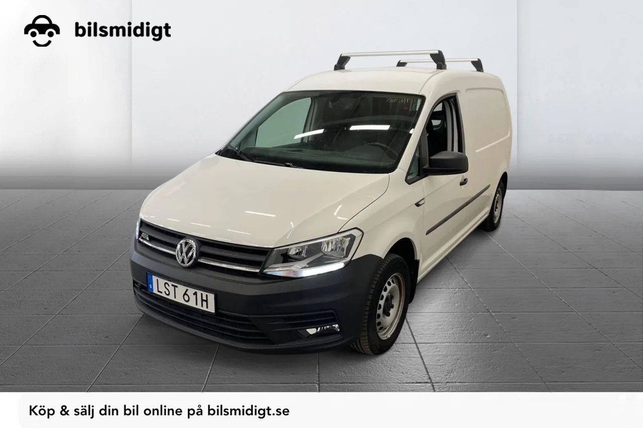 Volkswagen e-Caddy Maxi 37.3 kWh Drag Inredd Värmare P-Sens MOMS 113hk