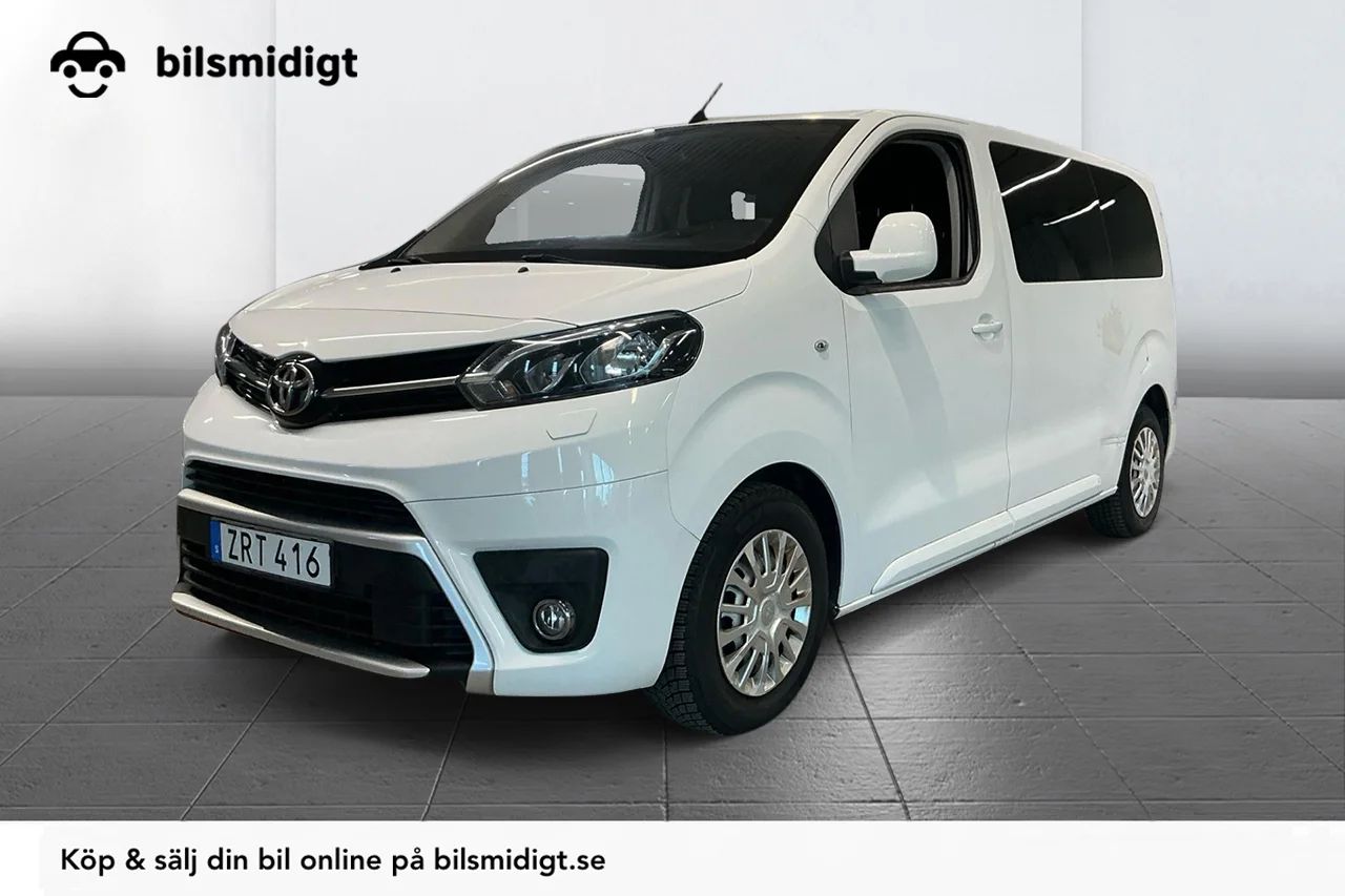 Toyota ProAce Verso 1.6 D-4D Shuttle Aut 9sits HeadUp P-Sens MOMS – bild 1 av 9