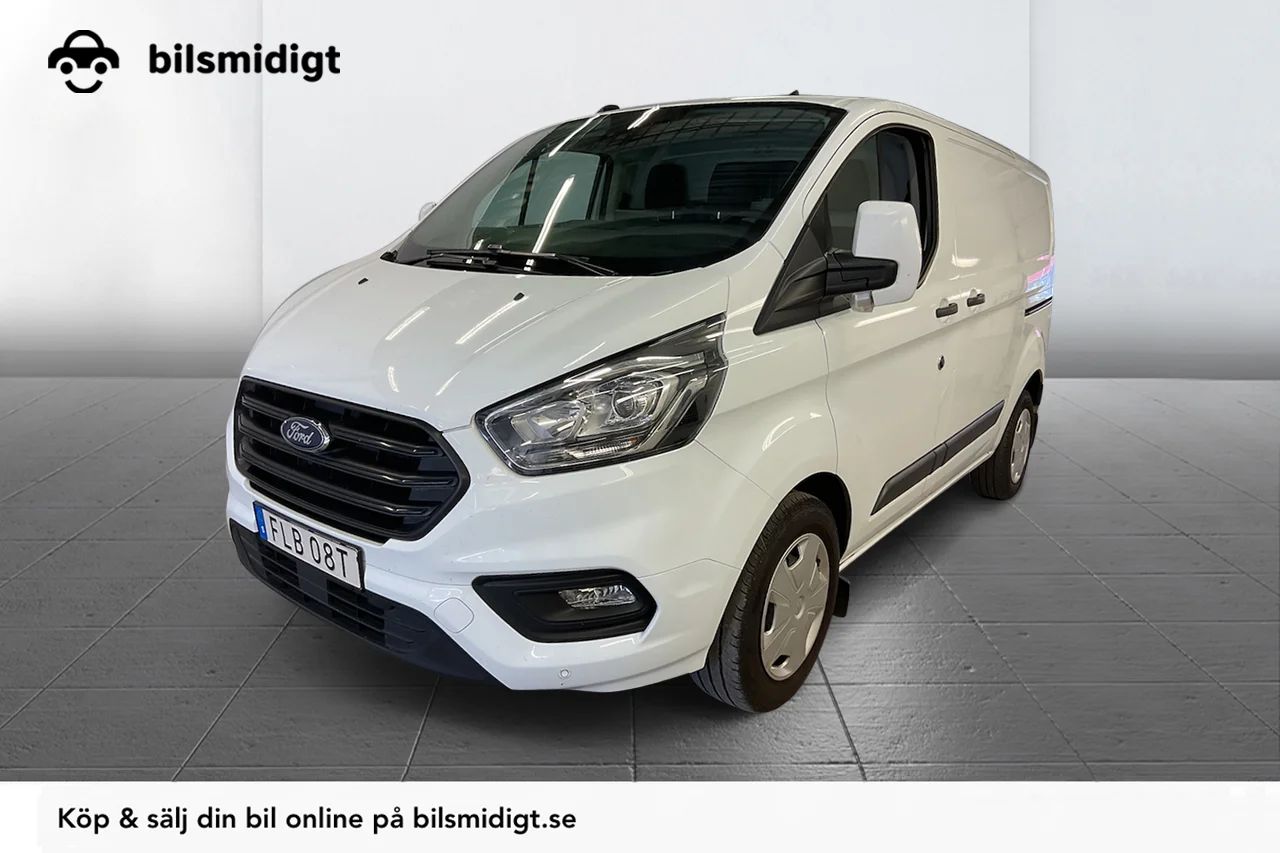 Ford Transit Custom 280 2.0 L1 Automat 2xSidodörr 3-sits P-Sensorer MOMS 130hk – bild 1 av 12