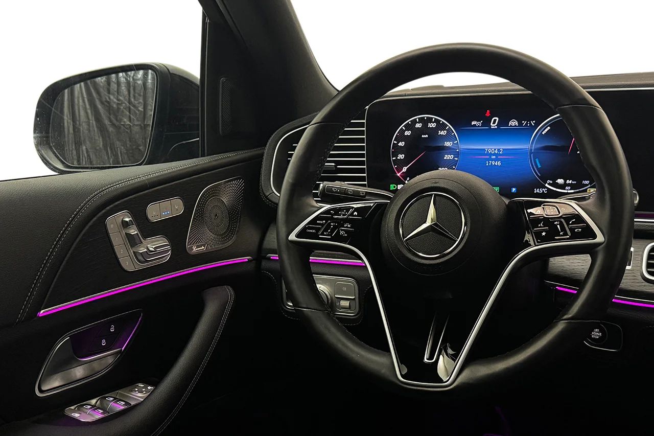 Mercedes-Benz GLE 350 de 4MATIC AMG Line Premium Plus Drag AIRMATIC Pano Burmester 360° 333hk – bild 17 av 28