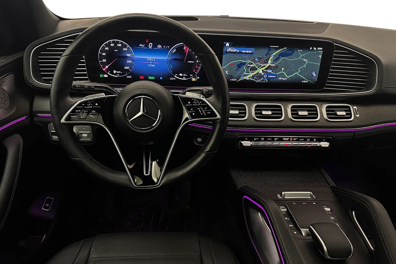 Mercedes-Benz GLE 350 de 4MATIC AMG Line Premium Plus Drag AIRMATIC Pano Burmester 360° 333hk – bild 18 av 28