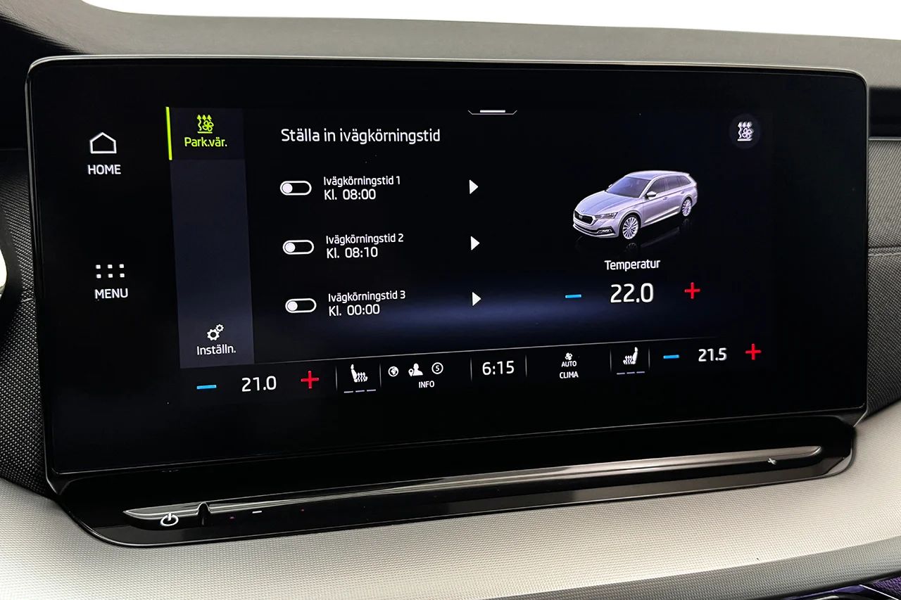 Skoda Octavia Kombi 2.0 TDI Automat Style Massage Kamera Värmare MOMS 150hk – bild 25 av 42