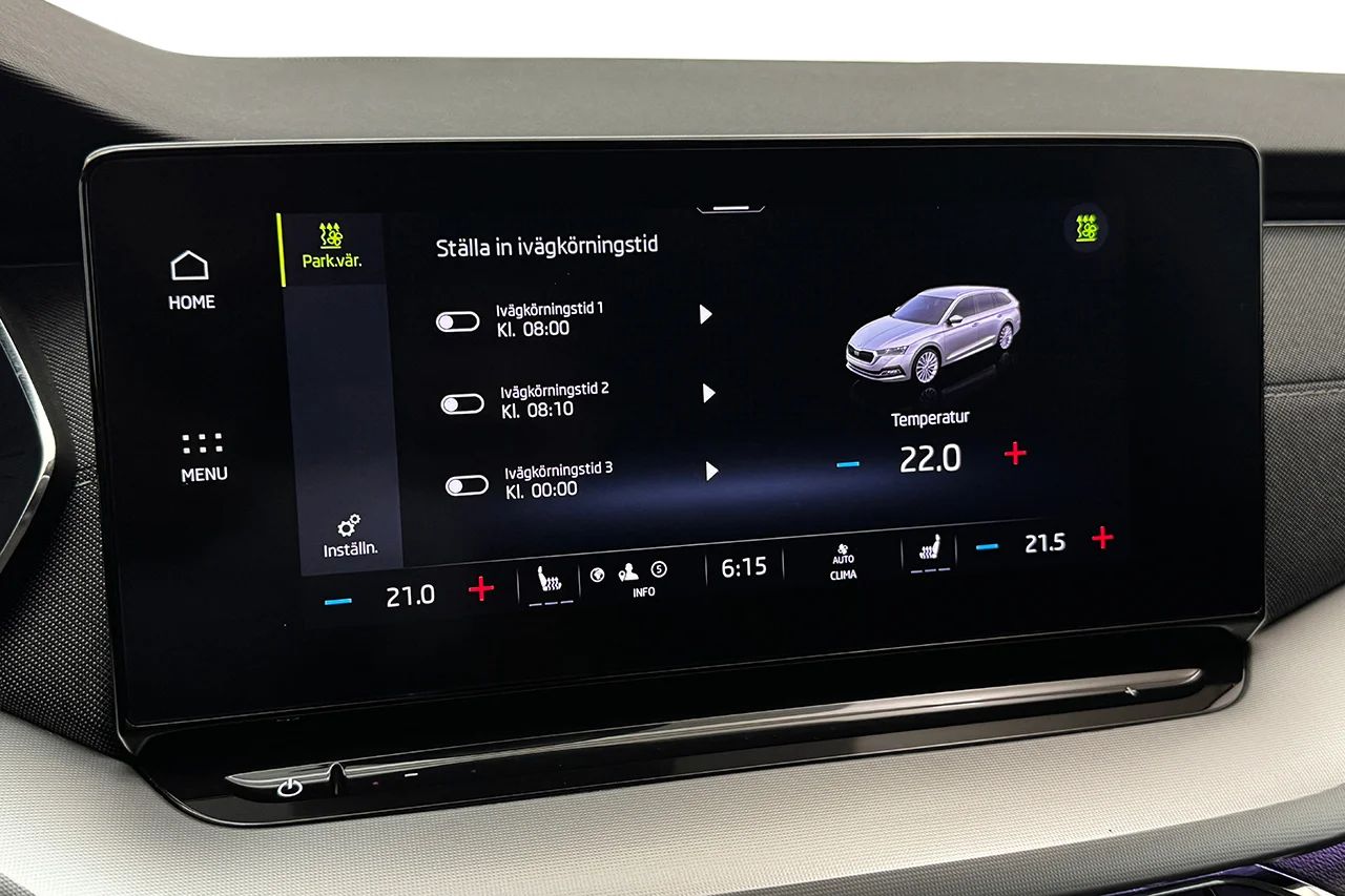 Skoda Octavia Kombi 2.0 TDI Automat Style Massage Kamera Värmare MOMS 150hk – bild 29 av 42