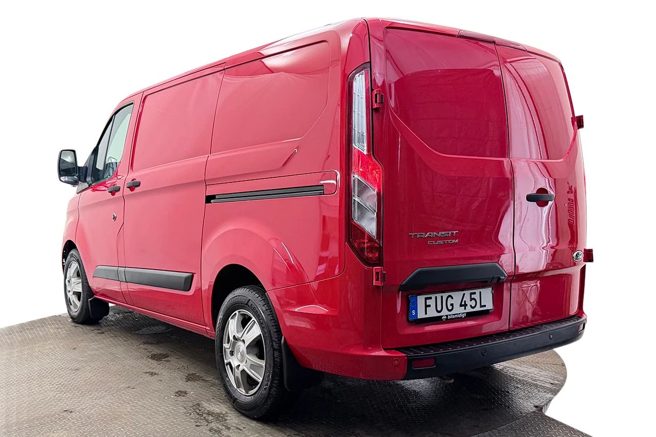 Ford Transit Custom 340 2.0 Automat L1 2xSidodörr 3-sits Kamera Värmare MOMS 130hk – bild 8 av 28
