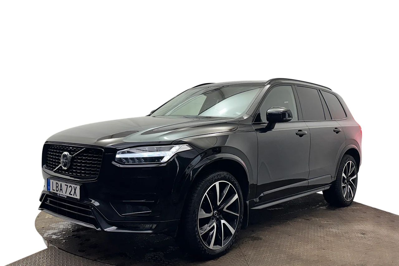 Volvo XC90 B5 AWD Ultimate Dark 7sits Pano Navi HUD 360° H/K 235hk – bild 1 av 37