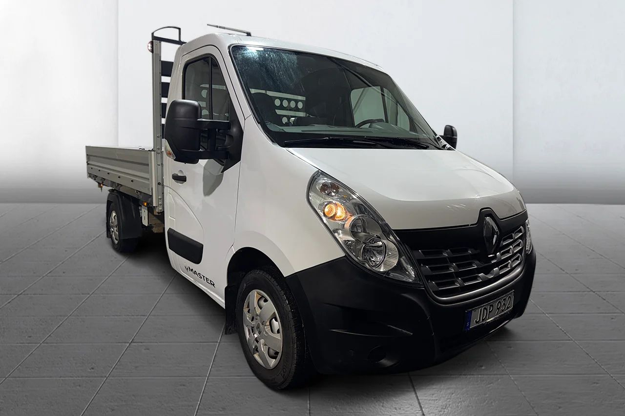 Renault Master Chassi 3.5T 2.3 dCi 3sits Tippflak Blåtand MOMS 130hk – bild 3 av 19